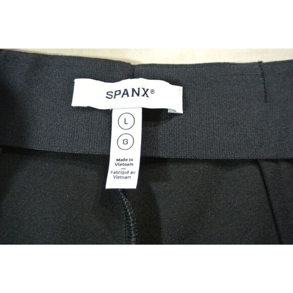 NEW SPANX THE PERFECT WIDE LEG PANT In BLACK 20947R Size Large - Picture 6 of 6